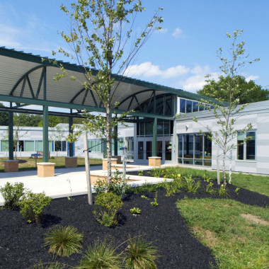 Cicero North Syracuse CSD - Smith Rd ES - Entry Landscaping