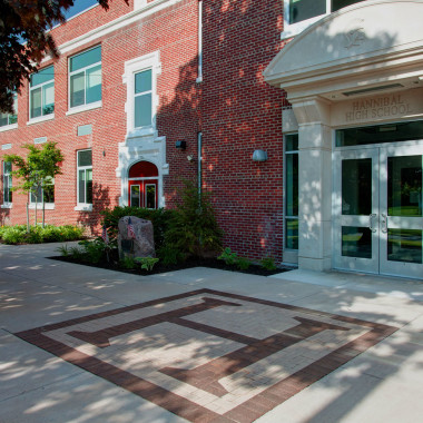 Hannibal School CSD - Pavers Entrance