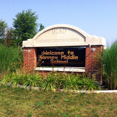 Hannibal School CSD - Kenney MS Sign
