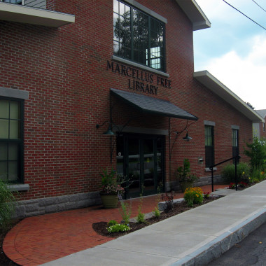 Marcellus Free Library - front view left 2