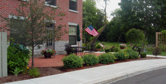 Upper Crown Mill - landscaping